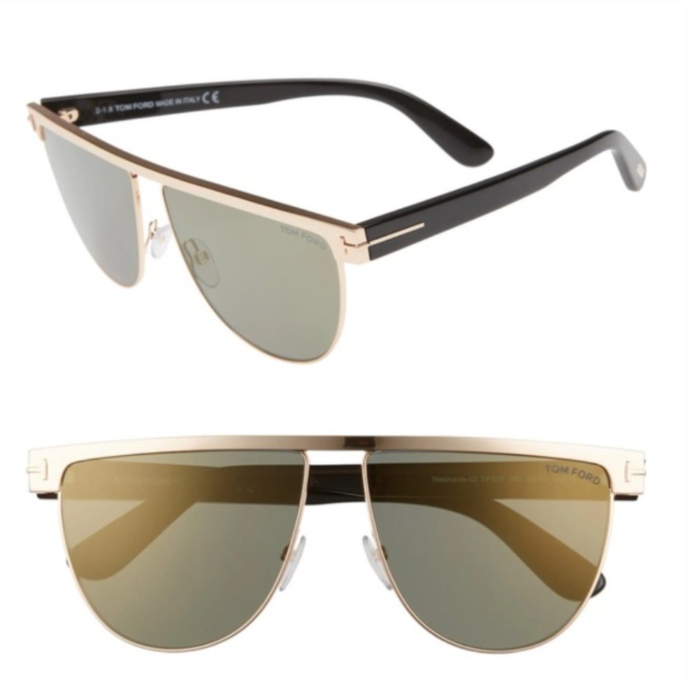New Tom Ford Stephanie-02 Aviator Sunglasses